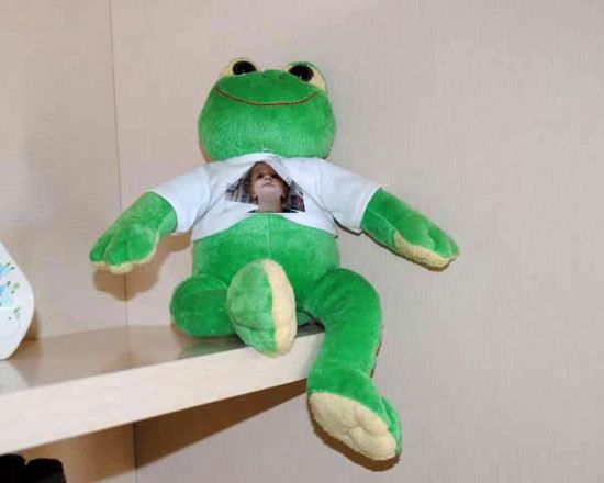 Stampa su Ranocchio di peluche