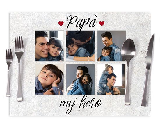 Tovaglietta in tessuto Dad hero