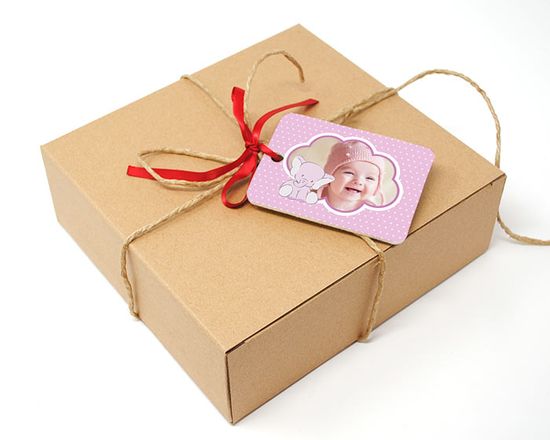 targhetta in feltro, utile come chiudipacco