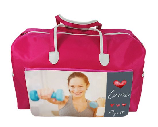 Borsone da palestra fucsia