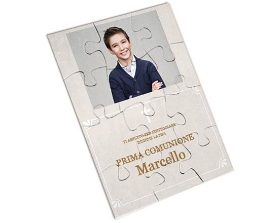Puzzle Magnetici Rettangolari Croce beige