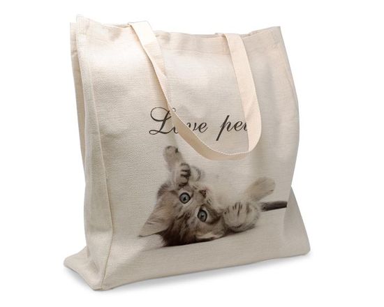 borsa in juta comoda e stabile grazie alla base profonda 13 cm