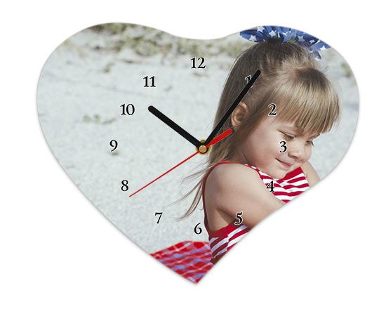 orologio a cuore con quadrante