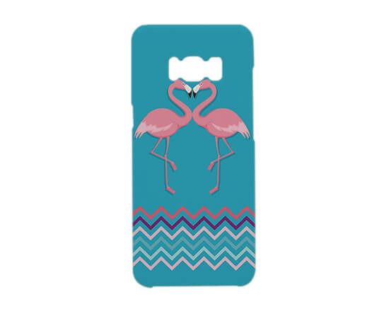 Cover Galaxy S8 con fenicotteri rosa