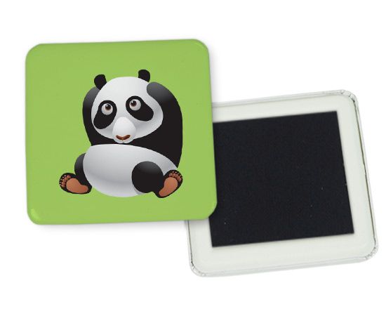 Il tenero panda per il tuo magnete frigo