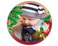 Grafica di natale su puzzle a cerchio in masonite