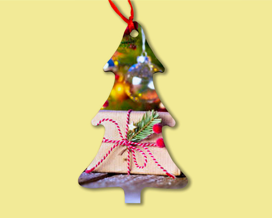 decorazione natalizia in legno albero