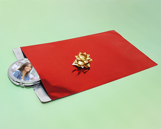 Confezione regalo per lo specchietto tondo personalizzato