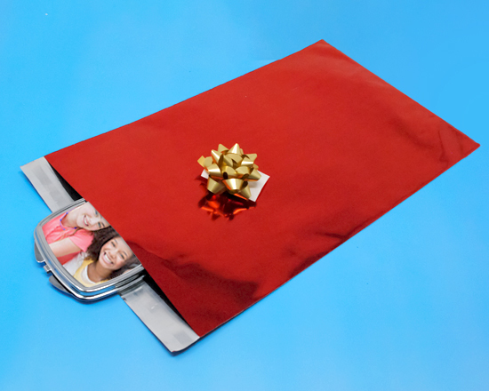Confezione regalo per lo specchietto quadrato da borsa