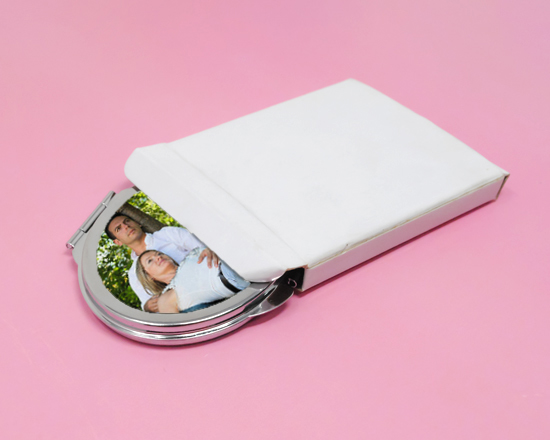 scatolina bianca per il tuo specchietto personalizzato