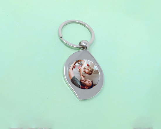 Portachiavi Foglia in Metallo