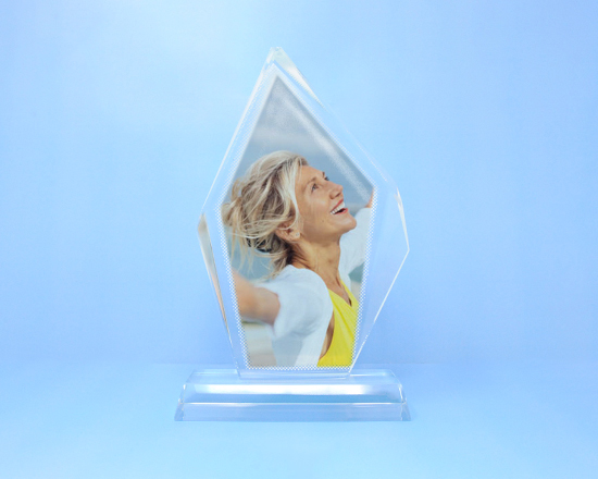 Cristallo Prisma personalizzato con foto