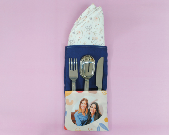 Portaposate in stoffa personalizzato