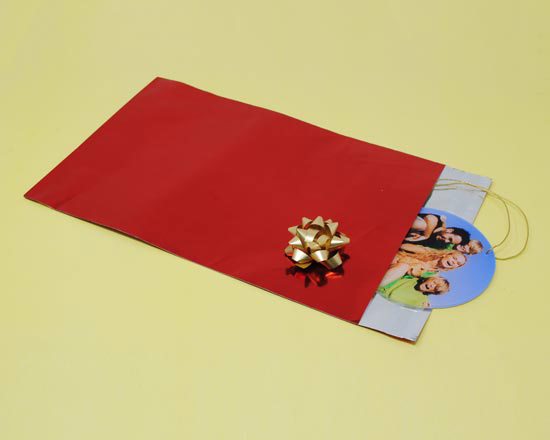 Bustina regalo per decorazione natalizia in plexiglass