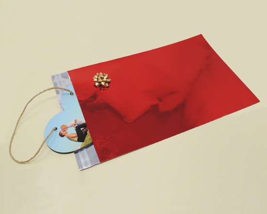 Targa a cuore in legno gift pack