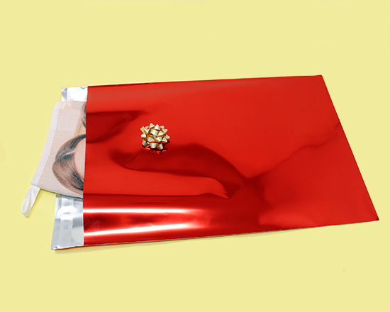 Guanto da forno in juta con confezione regalo