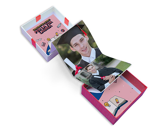 explosion box con 6 foto