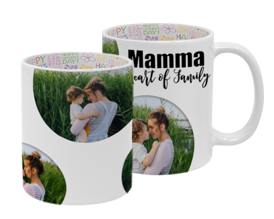 Tazza festa della Mamma Heart of Family