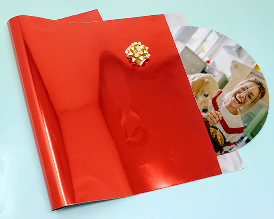 Confezione regalo per tappetino mouse tondo
