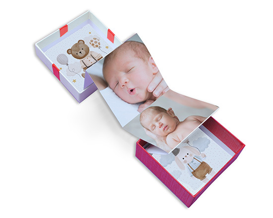 explosion box con 6 foto