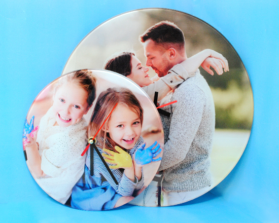 Orologi da Parete Vetro Tondo