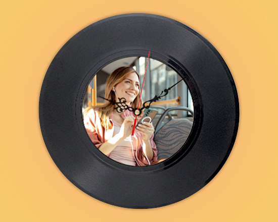 orologi su vinile personalizzato con foto