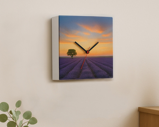 tela orologio quadrata