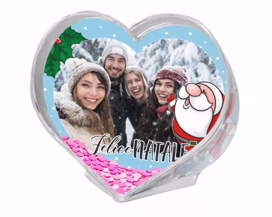 palla di neve cuore grafica fantasie natalizie