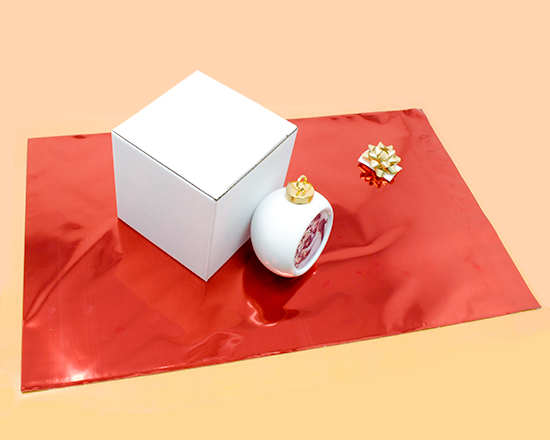 pallina in ceramica con confezione regalo