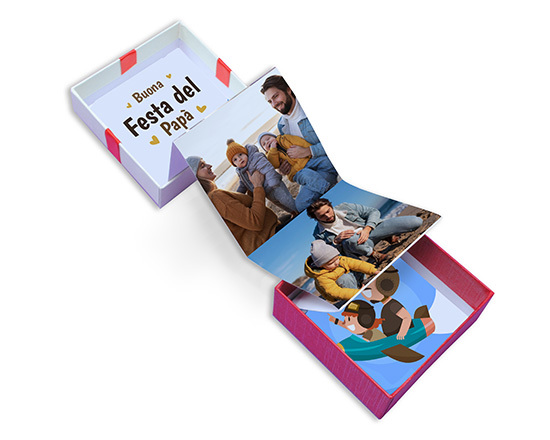 explosion box con 6 foto