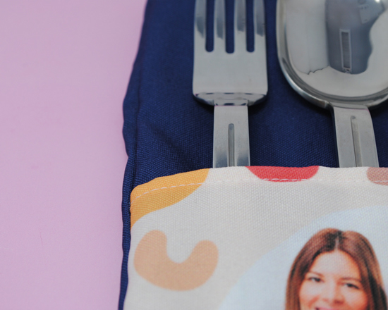 Portaposate in stoffa personalizzato dettaglio 1