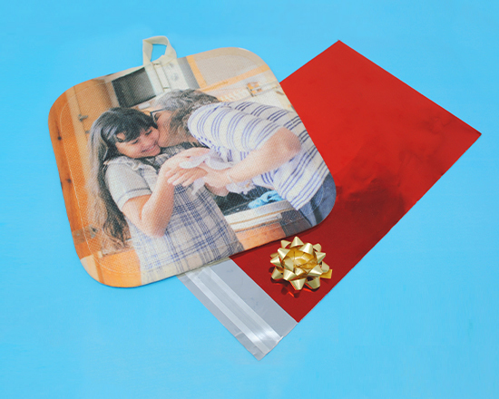 Presina in juta con confezione regalo