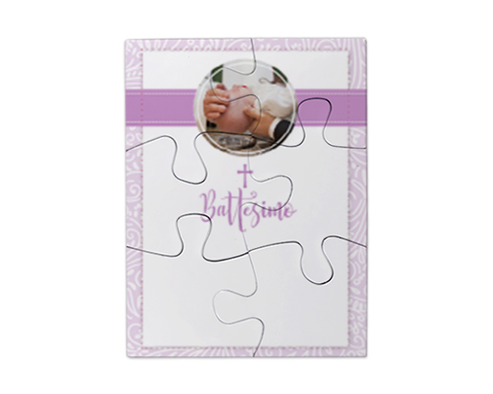 Puzzle magnetico con grafica battesimo
