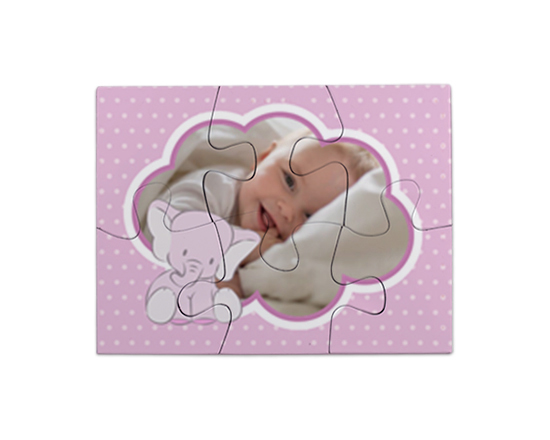 Puzzle magnetico con grafica nascita