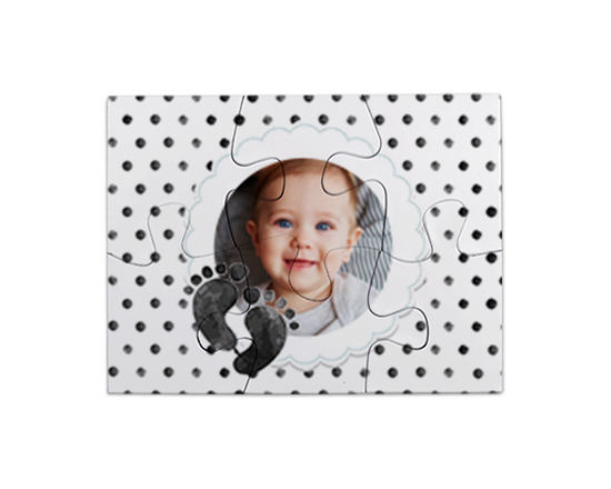 Puzzle magnetici rettangolari pois per nascita