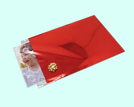 Busta regalo per il tuo puzzle personalizzato con foto formato A3