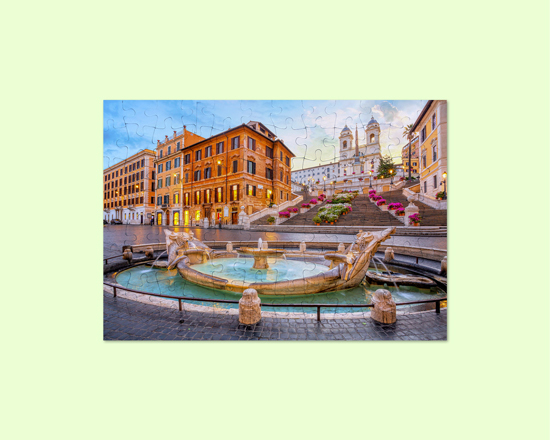 Puzzle formato A4 personalizzato con foto vacanze