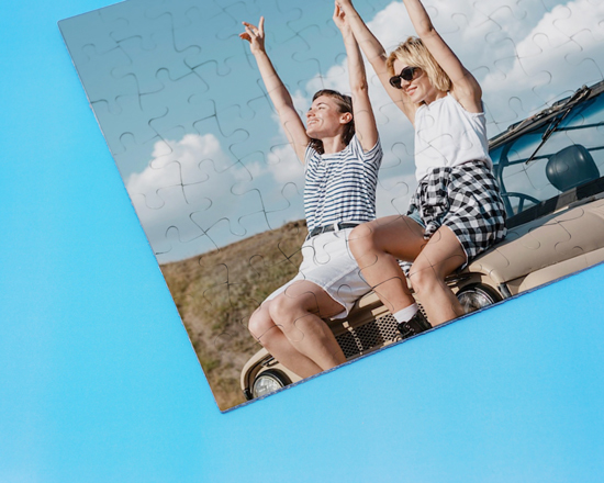 Puzzle formato A4 disponibile con diversi numeri di tasselli