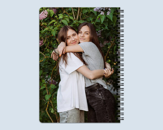 retro quaderno a5 con copertina rigida