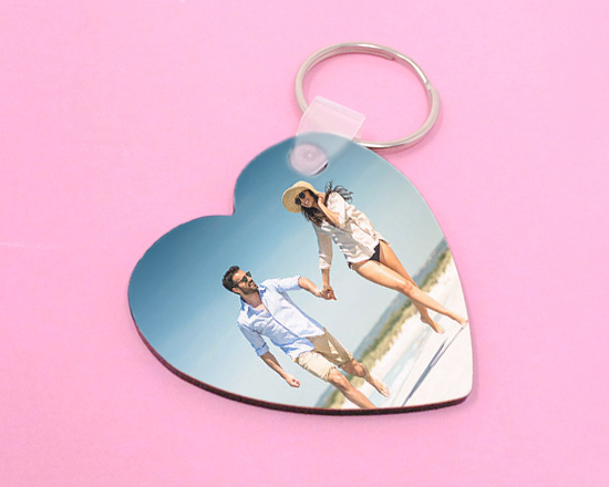 portachiavi a cuore personalizzato