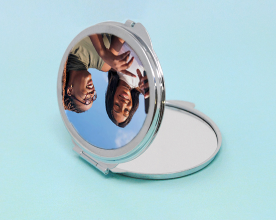 crea specchietto ovale personalizzato con foto