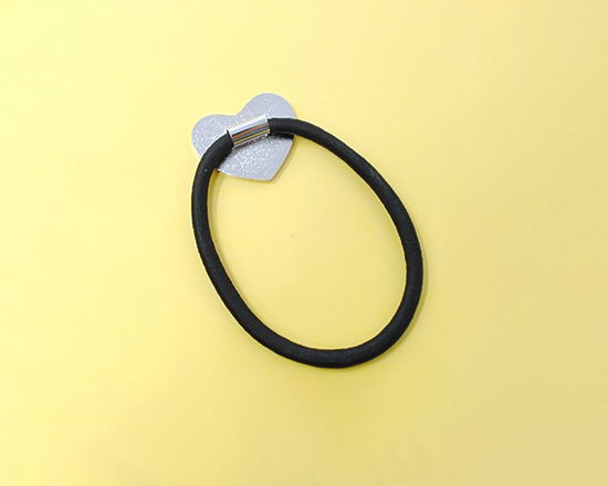 crea elastico per capelli con foto