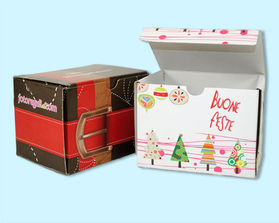 scatola regalo per palline di natale in ceramica