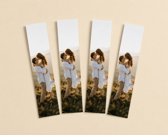 pack di 4 segnalibri personalizzati con foto