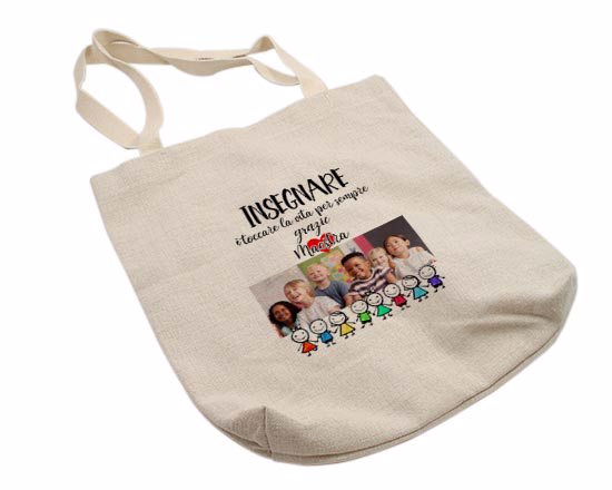 shopper in juta per maestre insegnare