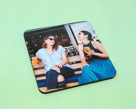 Sottobicchiere in legno personalizzato con foto