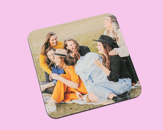 Sottobicchiere in pelle