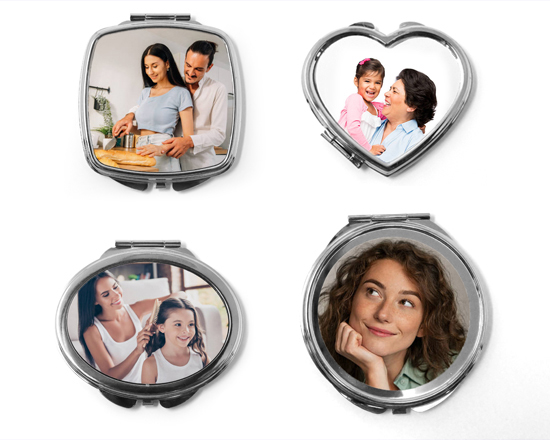 Specchietti da Borsetta personalizzabili di diverse forme