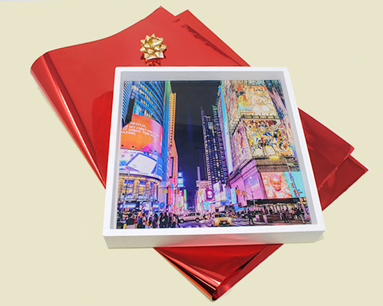 Stampa su plexigalss con cornice e confezione regalo
