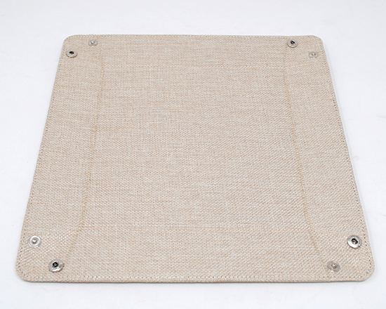 Svuotatasche in juta aperto